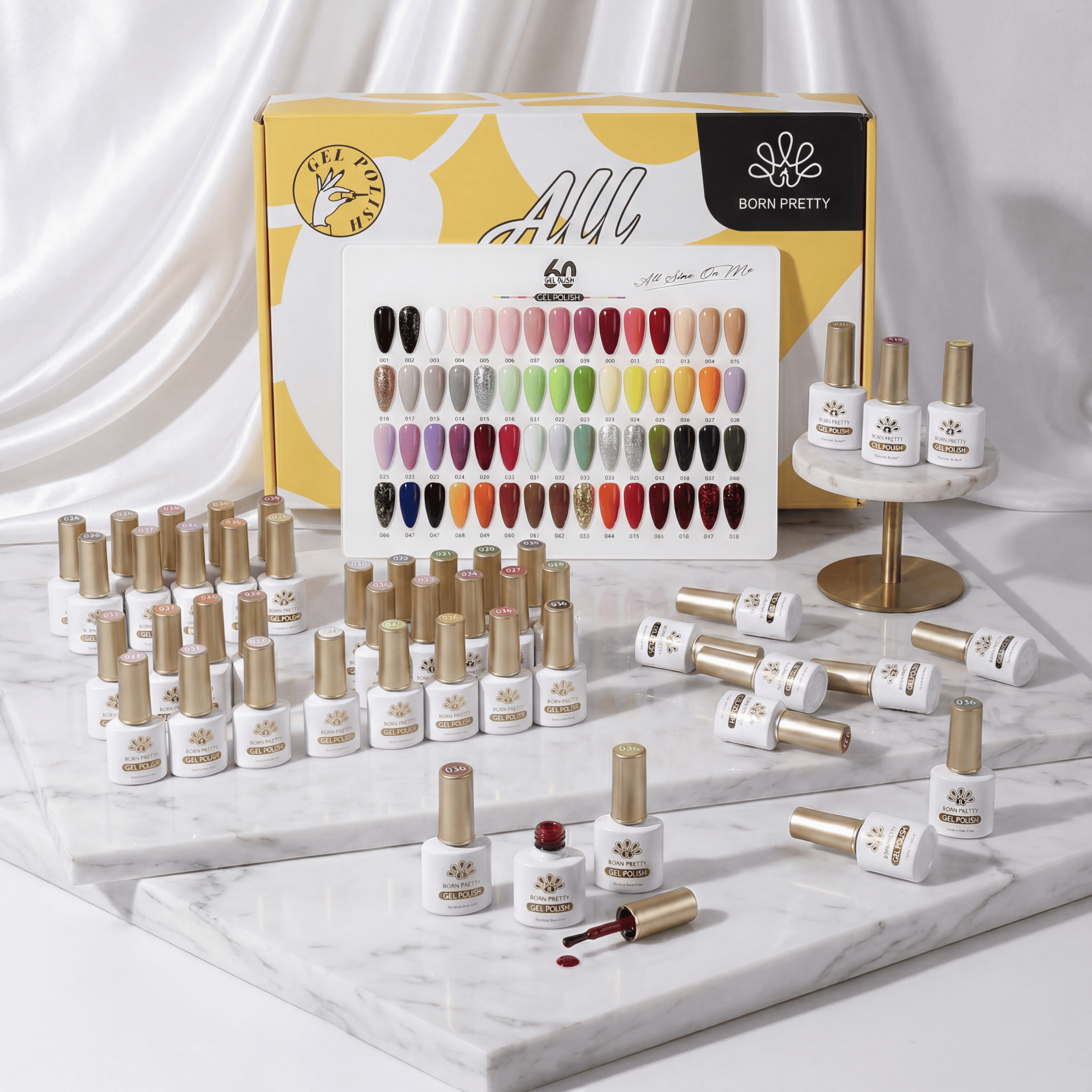 60 Esmaltes "Born Pretty"