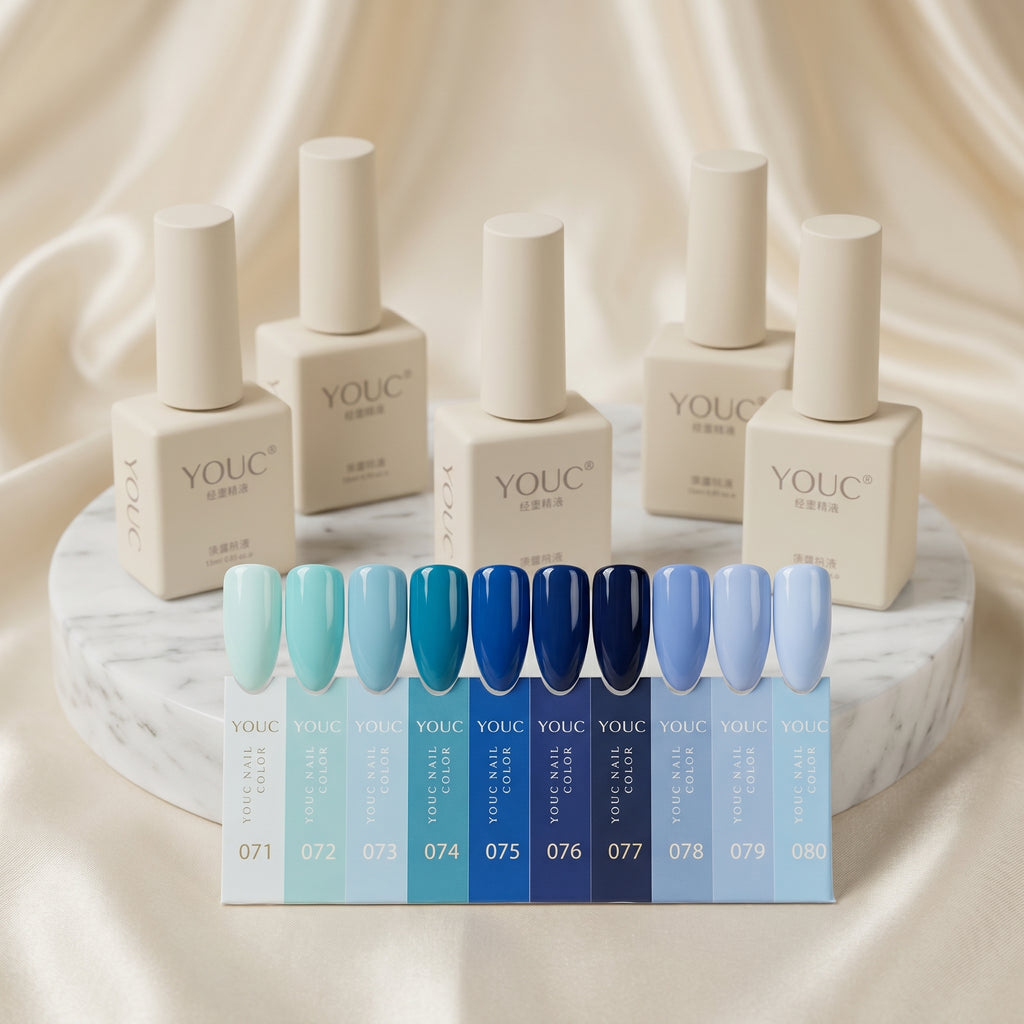 10 Esmaltes YOUC® - "Azure"