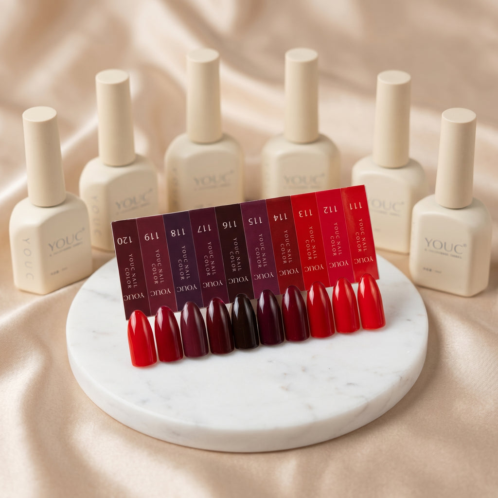 10 Esmaltes YOUC® - "Scarlet"