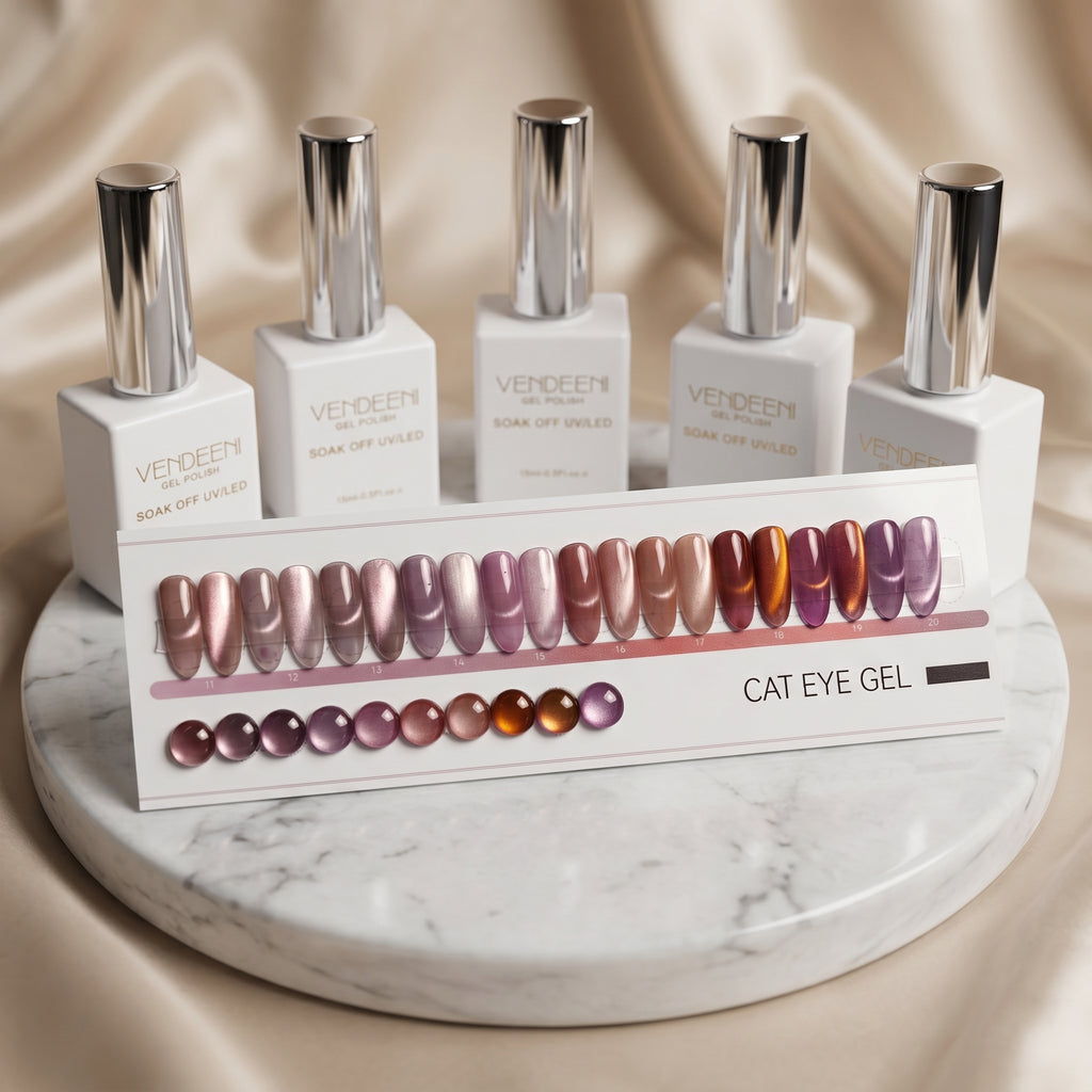 Colección Cat Eye VENDEENI® - "Rose Quartz"