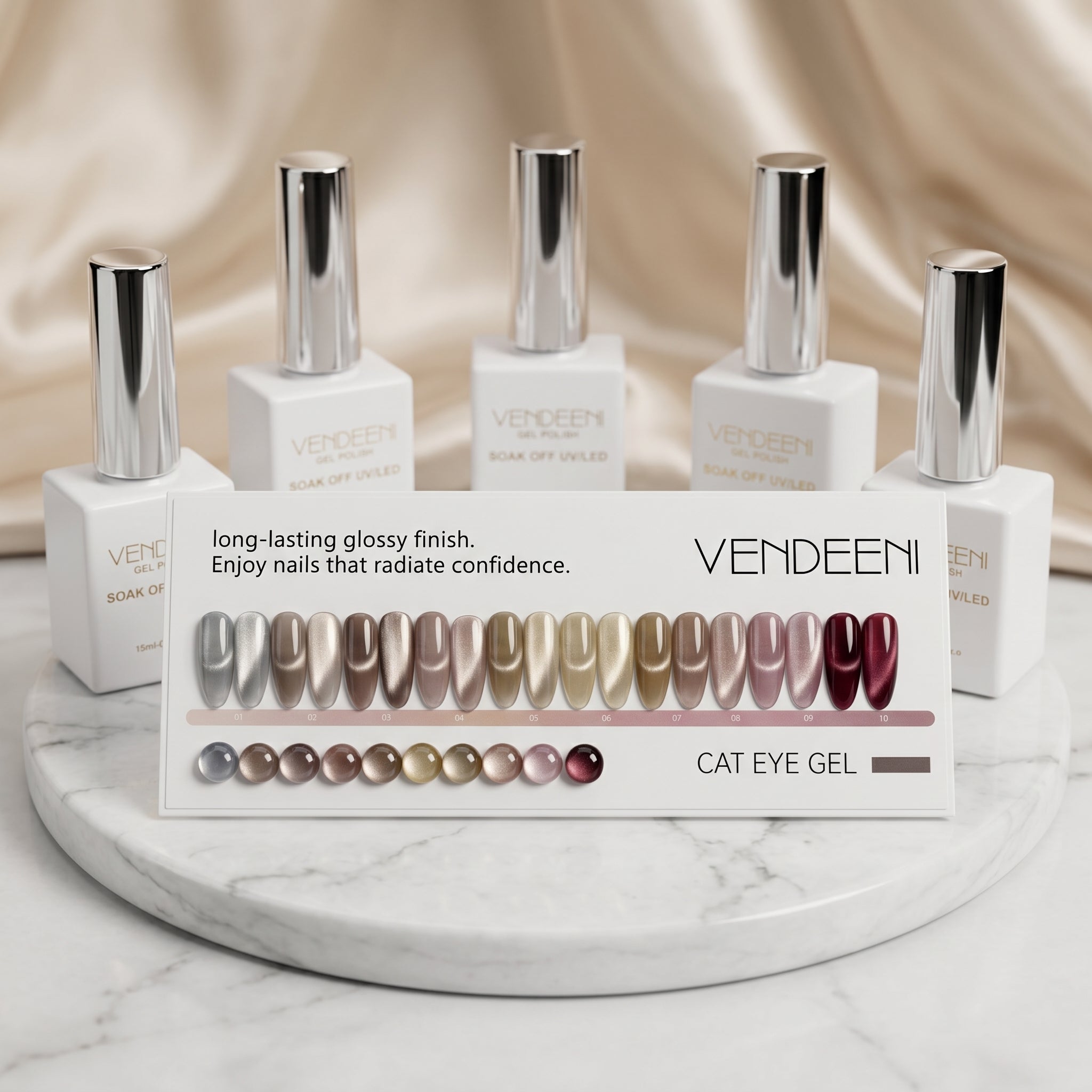 Colección Cat Eye VENDEENI® - "Velvet Gold"
