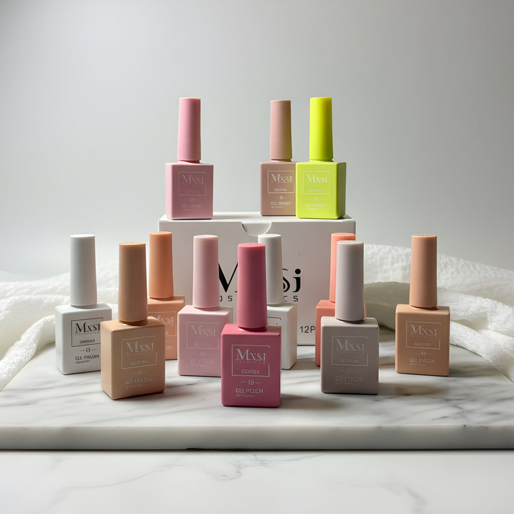 12 Esmaltes MXSI - "Colección Primavera Suave"